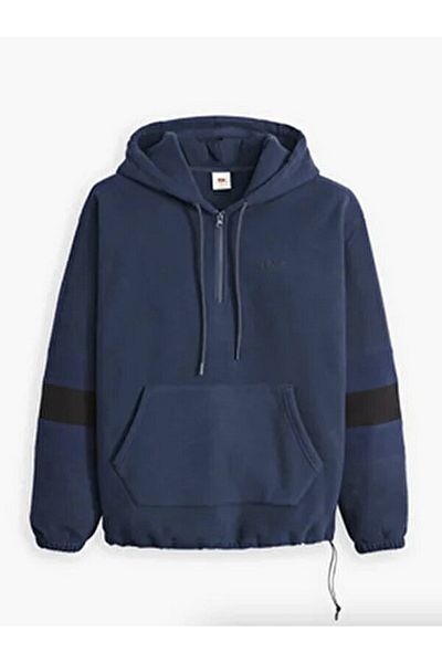 Levi's Поларена блуза с половин цип