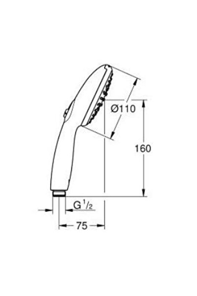 Grohe Tempesta 100 El Duşu 2 Akışlı - 2759730e