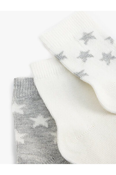 Koton Star Patterned Socks Set of 3