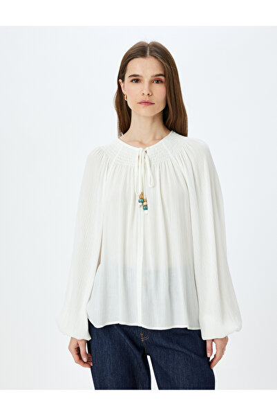 Koton off white Viscose Blouse