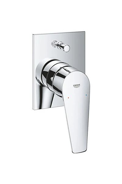 Grohe Bauedge Built-in Bathroom Faucet with Square Rosette (Inner Body Included) -29353001