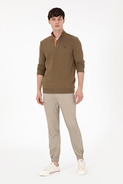 U.S. Polo Assn. U.S. Polo Assn. Khaki Sweatshirt - 1946279
