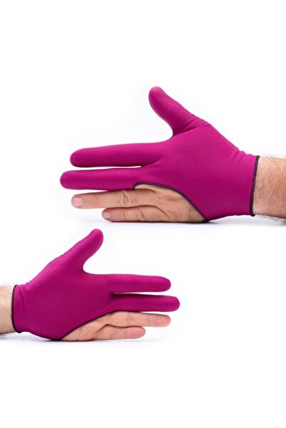 bilardomalzemem Bilardo Eldiveni 25 Adet Bordo