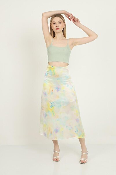 Elbee Fashion Woman Спідниця з батиковим візерунком