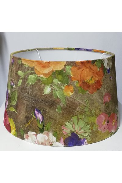 TEKAY AYDINLATMA Rose Pattern Large Lampshade 40 Diameter