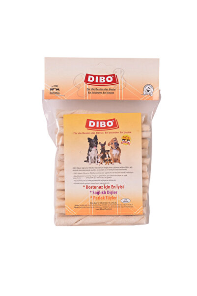 Sütlü Beyaz Burgu Çubuk Çiğneme Kemiği Köpek Ödülü 600 gr 12 Cm