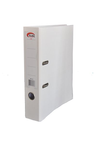 ELBA White Wide Plastic Office Folder