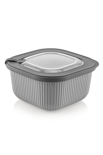 Soft Chef 3-Piece Green Special Storage Container Set with Vip Lid, Suitable for Microwave and Freeze
