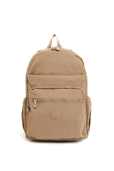 Lifonbag Unisex Αδιάβροχο Crinkle Υφασμάτινο Σχολικό και Ταξιδιωτικό Σακίδιο Πολλαπλών Διαμερισμάτων Laptop