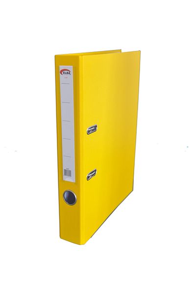 ELBA Yellow Narrow Plastic Office Folder