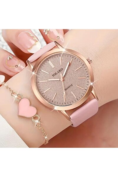 MY SUPPORT Kadın Kuvars Saat Seti