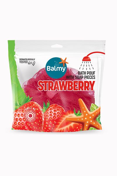 ROSSMANN Strawberry Soap Bath Loofah