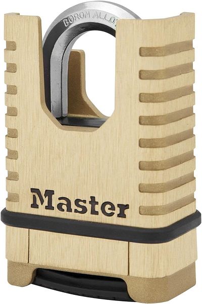 STOREMAX Ezg Lock High Performance Solid Brass Padlock [Combination Lock] M1177Eurd – Stainless,