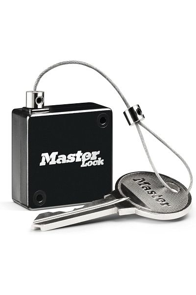 STOREMAX For 5490Eurd Key Safe - Retractable Black Key Cable, 91cm