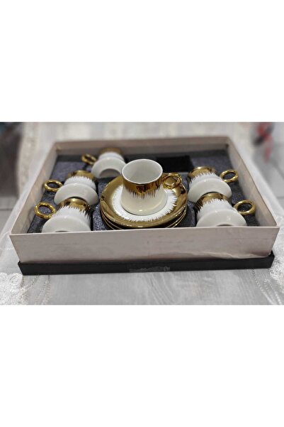 LÇH PORSELEN 6 'LI KAHVE FİNCAN SETİ