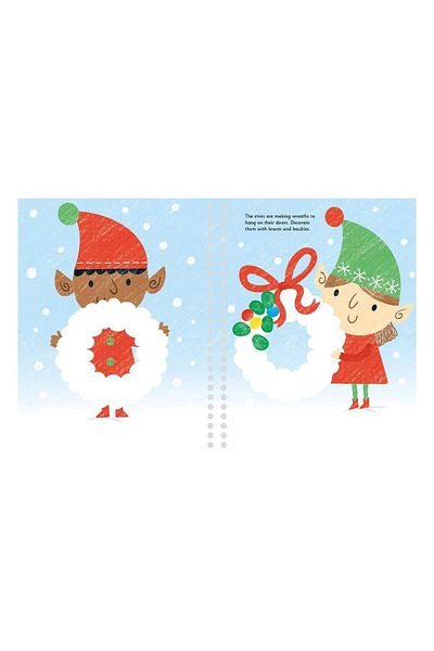 Usborne Fingerprint Activities Santas Workshop