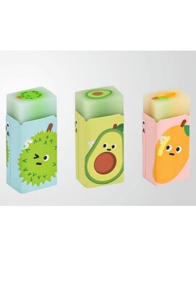 NaSaDAN Σετ γόμας 3D Forest Fruits 3 τμχ