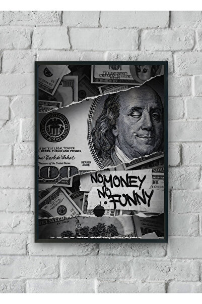 TREND "No Money, No Funny" Poster Tablo