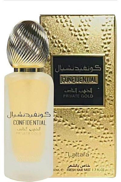 lattafa Confidential Private Gold Fresh Hair Mist 50ml
