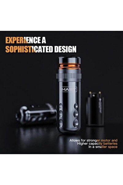 MAST Racer Wireless Tattoo Pen Machine Rose Shortest Machine With 4.0mm Strokes Two Replaceable Batt