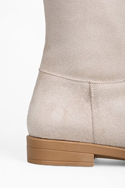 Shoeberry Női Toon bézs velúr csizma bézs velúr