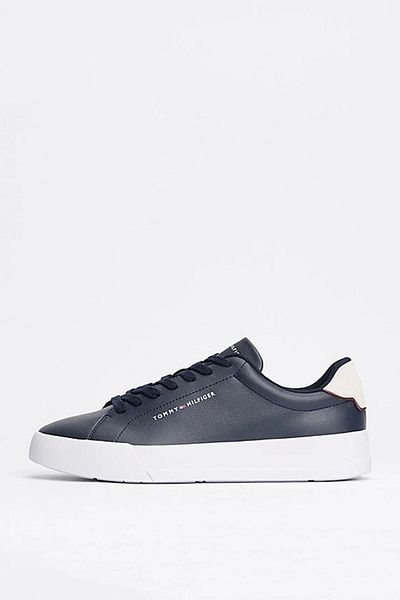 Tommy Hilfiger Pánské tenisky Navy Blue Pebble Grain Court