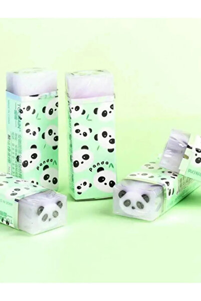 Genel Markalar Sevimli Panda Tasarım 3d Silgi 1 Adet