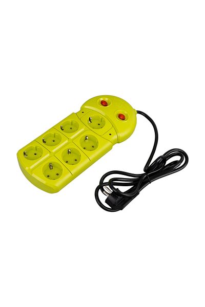 Axe Tools 7-Piece Yellow Plastic Child Group Socket with 1.5 Meters Cable - Axe68-4Rv1