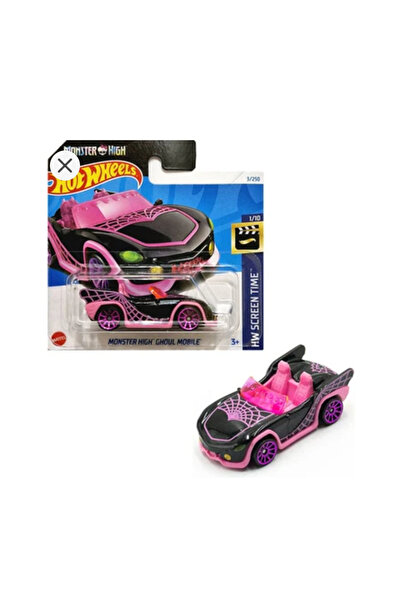 HOT WHEELS 1/64 Ölçek 2025 Case Özel Monster High Ghoul Mobile