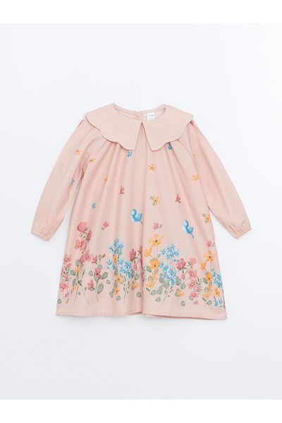 LC Waikiki Φόρεμα για κοριτσάκι με παιδικό γιακά LCW floral