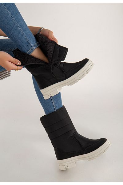 Khayt Diva Thermal ovčí kůže páskovaná mrazuvzdorná dámské boty Boty Sněhule
