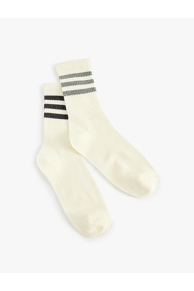 Koton Set of 2 Striped Tennis Socks