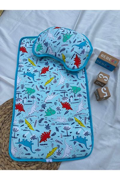 Seçkin Colorful Dinosaur Printed Bottom Cover