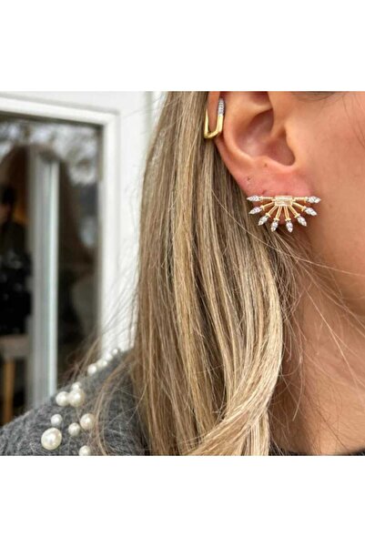 Bubbleatelier أقراط بوني الذهبية من الفولاذ