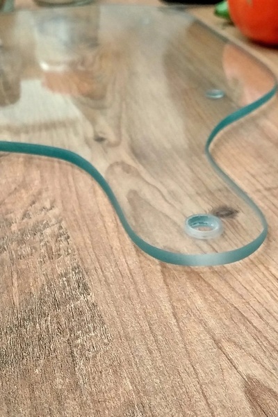 FatiFat Premium Decorative Glass Cutting Board - 20 cm X 35.5 Cm, (5 mm Glass...