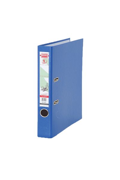 MANU Office Folder Narrow Plastic Blue 2035