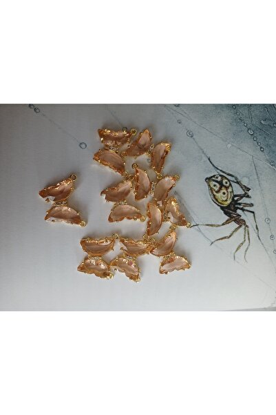 Mudita Tasarım 10 Adet Takı Yapımında Kullanılan Çift Uçlu Avize Kesim Zirkon...