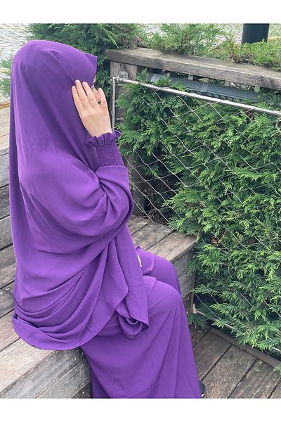 ZÜMHA Afghan Set with Needle and Veil