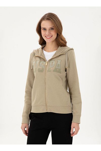 U.S. Polo Assn. BAZA. Polo Assn. Hanorac pentru femei - Hood Regular Fit, DMLS SW01-SK024
