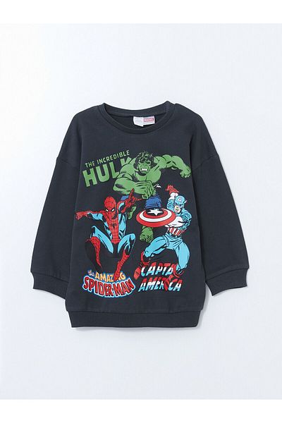 LC Waikiki Lcwk Spiderman bedrucktes Jungen-Sweatshirt und Jogginghose – 2er-Set