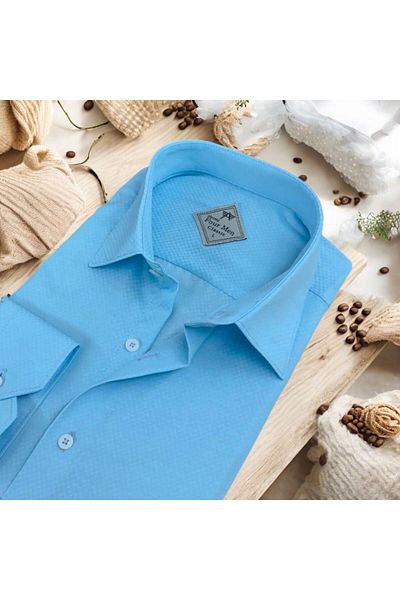 EREN STYLE Cămașă unisex cu mânecă lungă Oxford din bumbac (forma obișnuită)