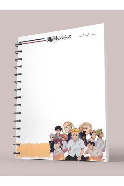 nihonwosekai Tokyo Revengers Anime A5 Size Spiral Notebook 50 Sheets