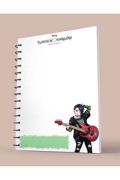 nihonwosekai Twisted Wonderland Anime A5 Size Spiral Notebook 50 Sheets