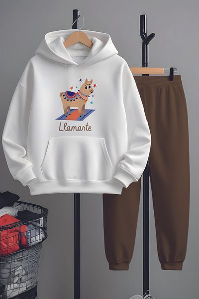 MYADA Set de treninguri de sus și de jos cu imprimeu Lemante premium 22867