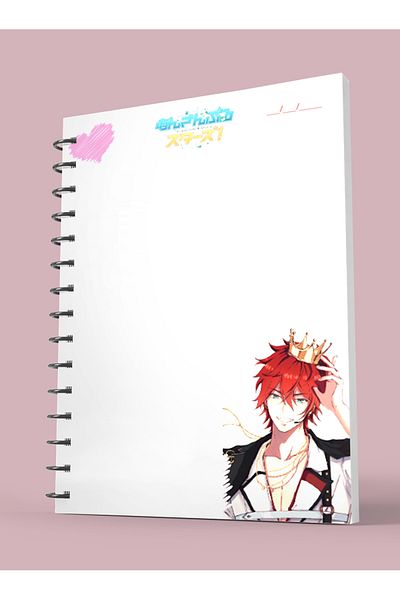 nihonwosekai Ensemble Stars Anime A5 Boy Spiral Notebook 50 Sheets