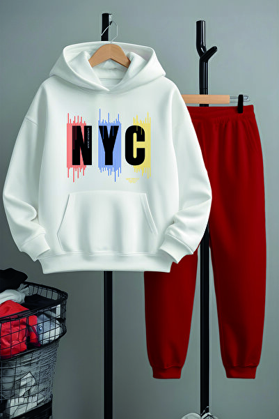 MYADA Преміум комплект білизни з принтом NYC 12503