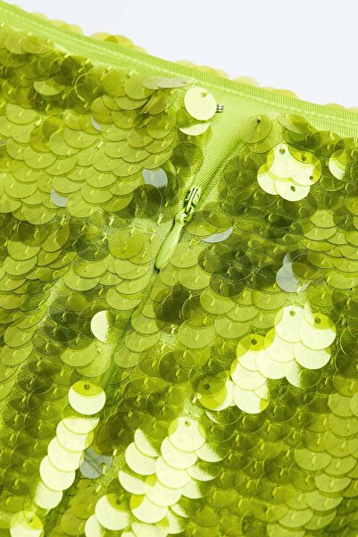 H&M Sequined mini skirt