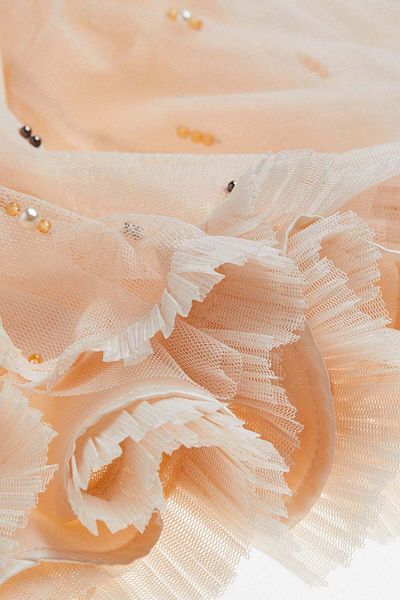 H&M Bead-motif frill skirt