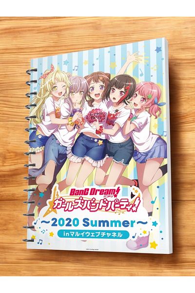 nihonwosekai BanG Dream Bandori Poppin Party Anime A5 Caiet cu spirală 50 de coli