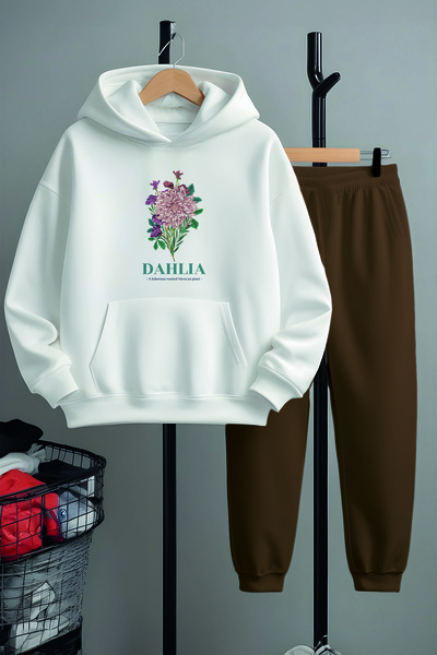 MYADA Преміум комплект спортивного одягу з принтом мексиканської квітки 22807